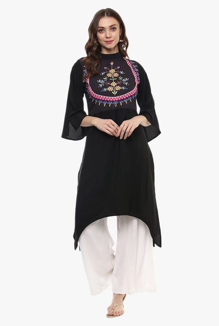 Ziyaa Black Printed Kurta Ziyaa Black Printed Kurta