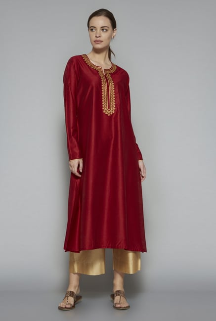 Utsa by Westside Red Kurta Utsa by Westside Red Kurta