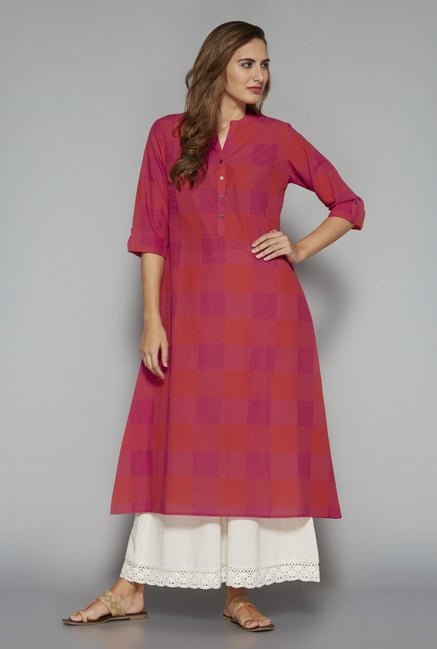Utsa by Westside Red Kurta Utsa by Westside Red Kurta
