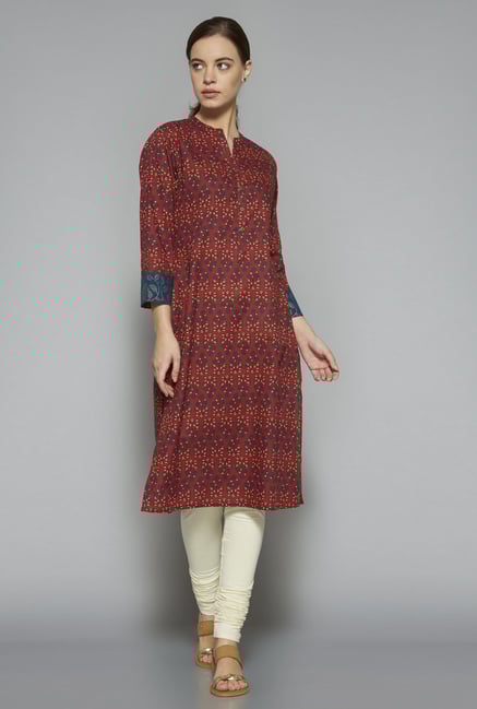 Utsa by Westside Red Kurta Utsa by Westside Red Kurta