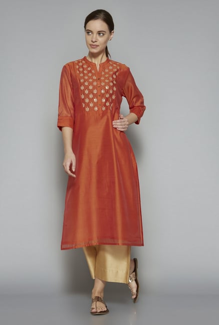 Utsa by Westside Orange Kurta Utsa by Westside Orange Kurta