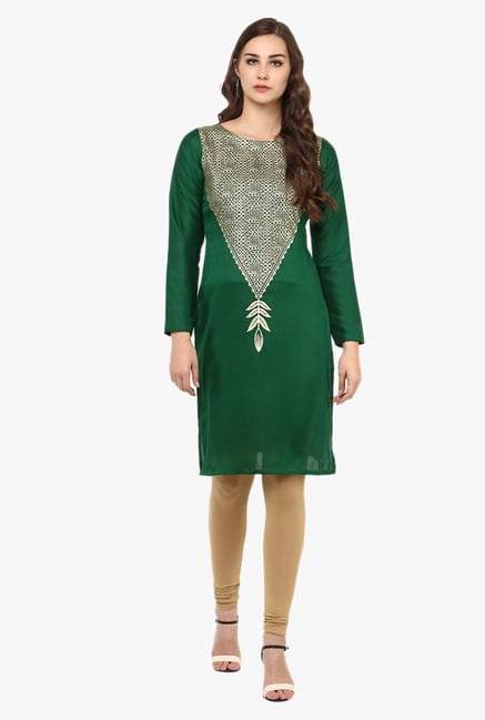 Ziyaa Green Printed Kurta Ziyaa Green Printed Kurta