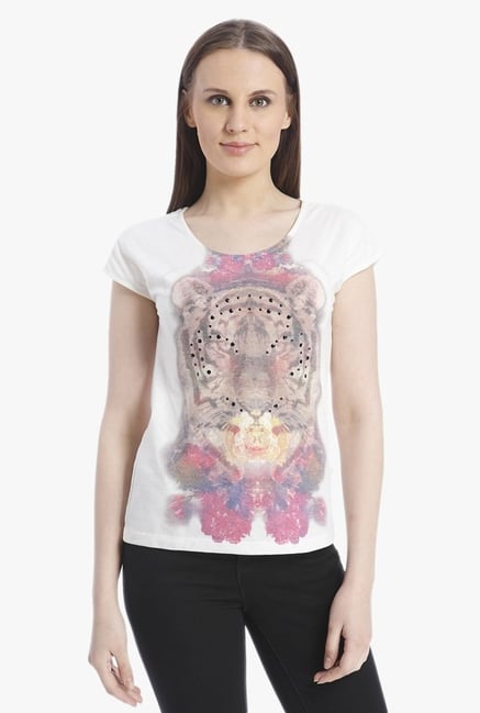 Only White Embellished Top Only White Embellished Top