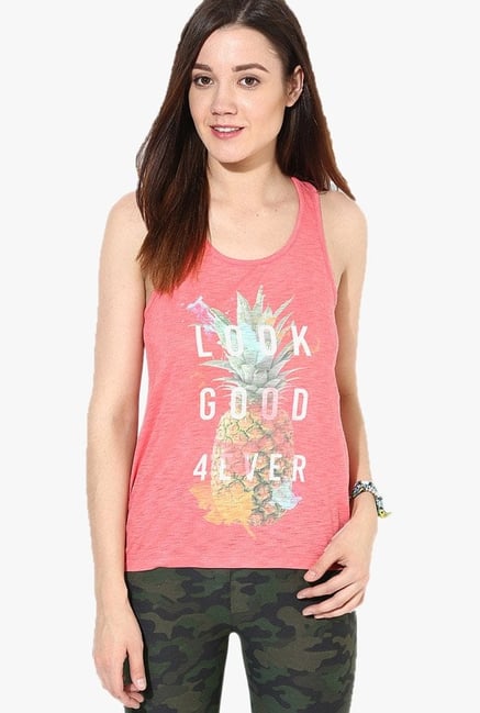 Only Pink Printed Top Only Pink Printed Top
