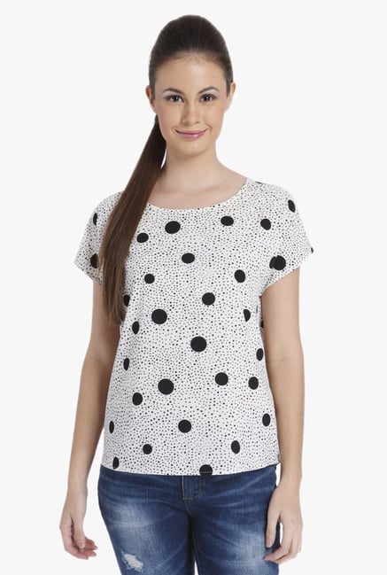 Only White Printed Top Only White Printed Top