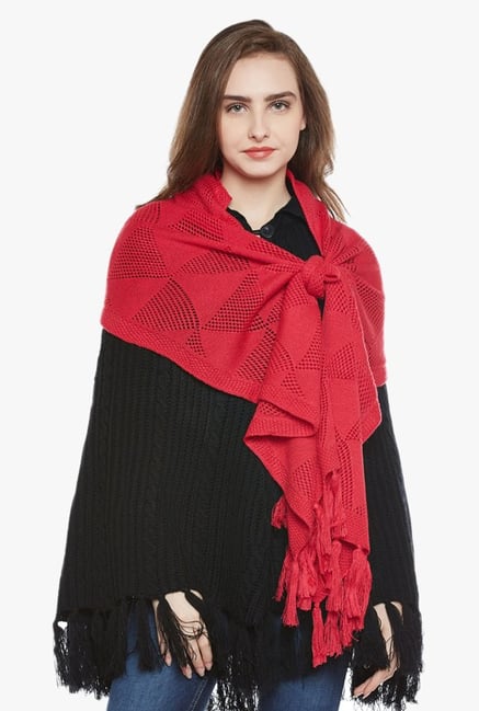 Cayman Hot Pink Acrylic Wool Stole Cayman Hot Pink Acrylic Wool Stole