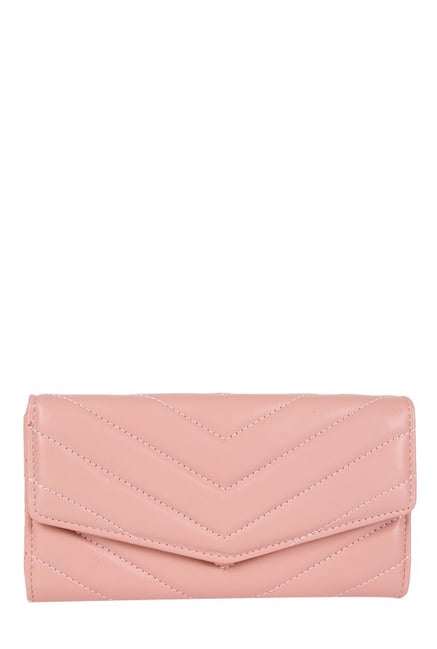 Toniq Classic Pink Quilted Tri-Fold Wallet Toniq Classic Pink Quilted Tri-Fold Wallet