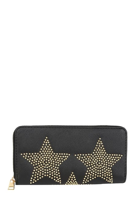 Toniq Star Struck Black Riveted Wallet Toniq Star Struck Black Riveted Wallet