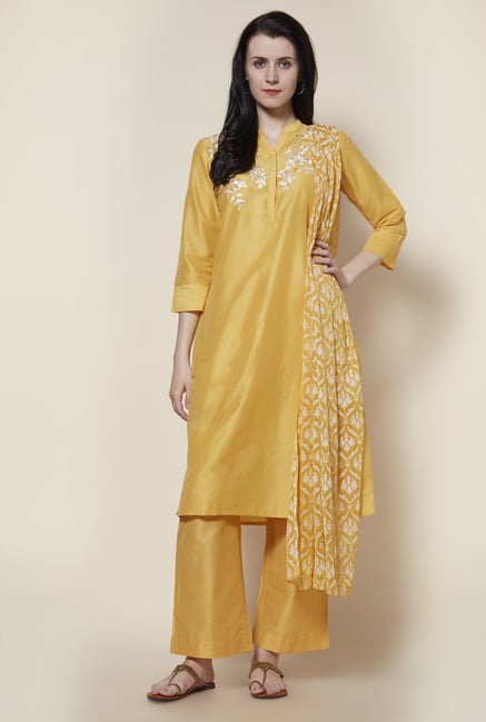 Zudio Yellow Ethnic Set Zudio Yellow Ethnic Set
