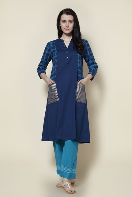 Zudio Blue Kurta Zudio Blue Kurta
