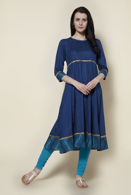 Zudio Blue Kurta with Jacket Zudio Blue Kurta with Jacket