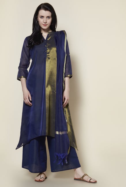 Zudio Blue Ethnic Set Zudio Blue Ethnic Set