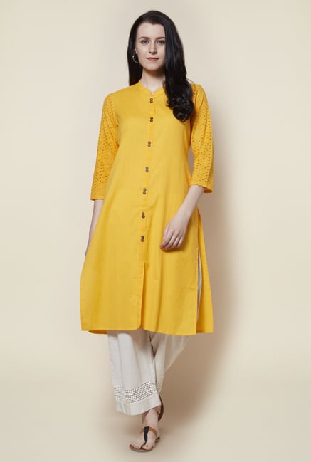 Zudio Yellow Kurta Zudio Yellow Kurta