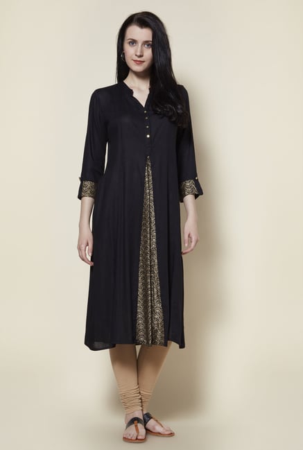 Zudio Black Kurta Zudio Black Kurta