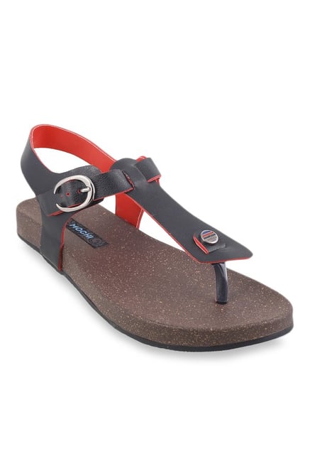 Mochi Black Ankle Strap Sandals Mochi Black Ankle Strap Sandals
