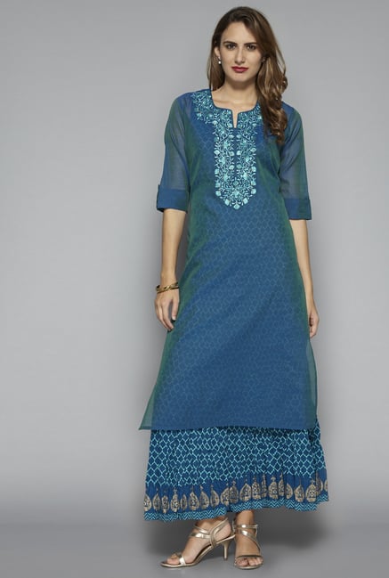 Vark by Westside Indigo Ethnic Set Vark by Westside Indigo Ethnic Set