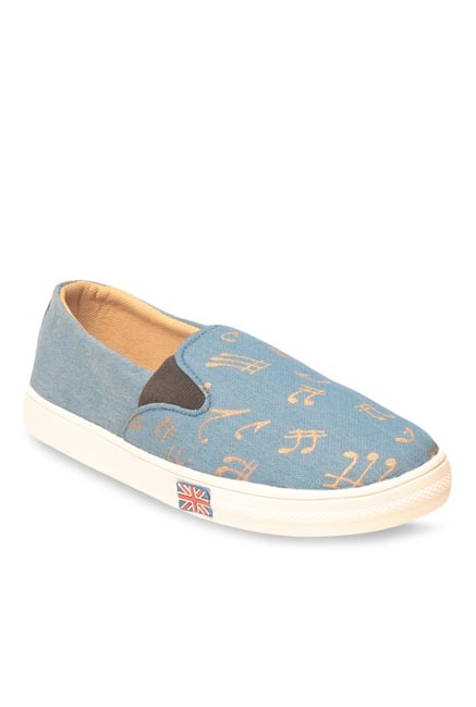 Lishabee by MSC Blue & Brown Plimsolls Lishabee by MSC Blue & Brown Plimsolls