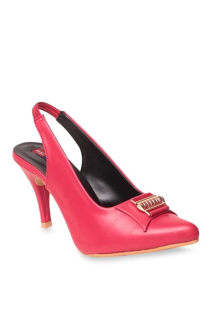 Lishabee by MSC Pink Sling Back Stilettos Lishabee by MSC Pink Sling Back Stilettos