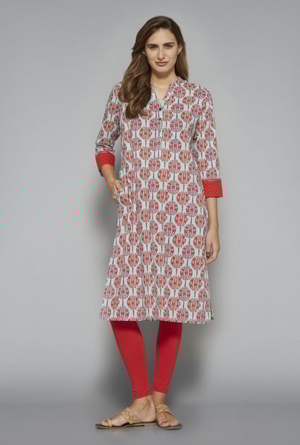 Utsa by Westside Turquoise Pure Cotton Kurta Utsa by Westside Turquoise Pure Cotton Kurta