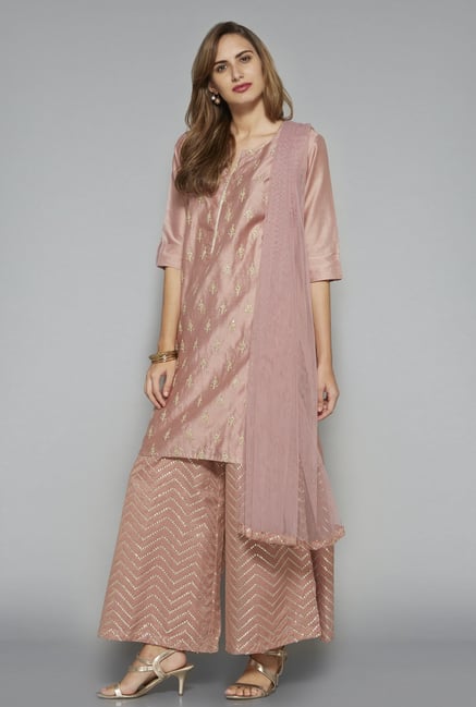 Vark by Westside Pink Ethnic Set Vark by Westside Pink Ethnic Set