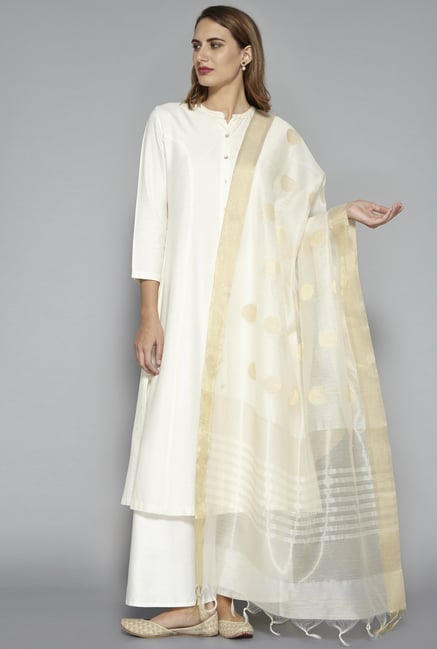 Zuba by Westside Ecru Dupatta Zuba by Westside Ecru Dupatta