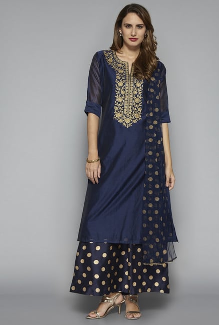 Vark by Westside Indigo Ethnic Set Vark by Westside Indigo Ethnic Set
