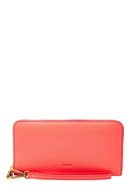 Fossil Coral Solid Leather Wallet Fossil Coral Solid Leather Wallet