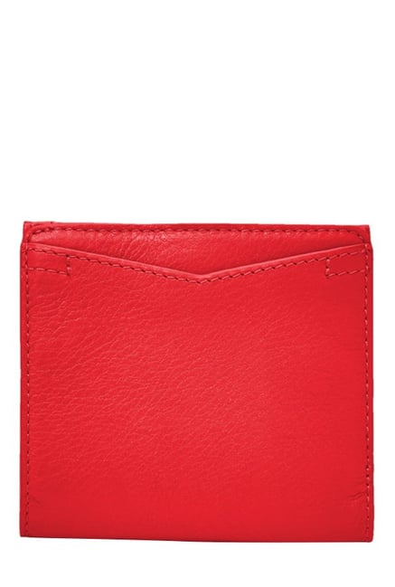 Fossil Caroline RFID Chili Pepper Solid Leather Wallet Fossil Caroline RFID Chili Pepper Solid Leather Wallet