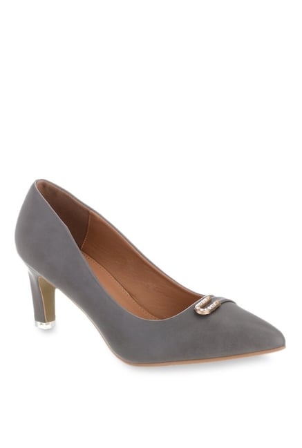 Shuz Touch Dark Grey Casual Pumps Shuz Touch Dark Grey Casual Pumps
