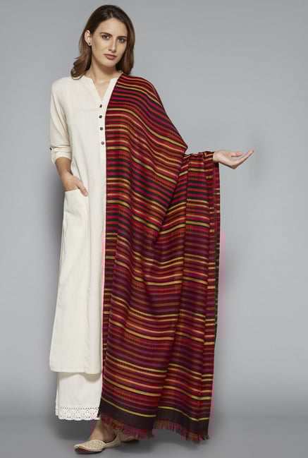 Utsa by Westside Multicolor Pure Wool Shawl Utsa by Westside Multicolor Pure Wool Shawl