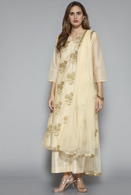 Vark by Westside Beige Ethnic Set Vark by Westside Beige Ethnic Set