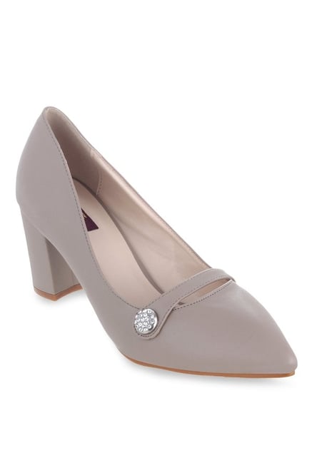 Shuz Touch Grey Casual Pumps Shuz Touch Grey Casual Pumps