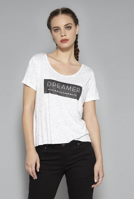 Nuon by Westside White Phina T-Shirt Nuon by Westside White Phina T-Shirt