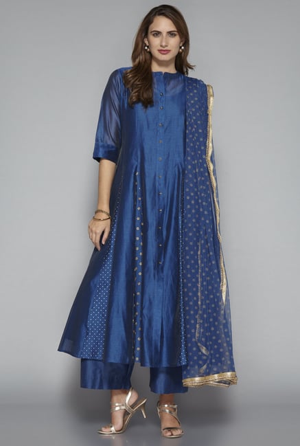 Vark by Westside Indigo Ethnic Set Vark by Westside Indigo Ethnic Set