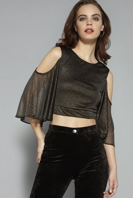 Nuon by Westside Gold Bergie Crop Top Nuon by Westside Gold Bergie Crop Top