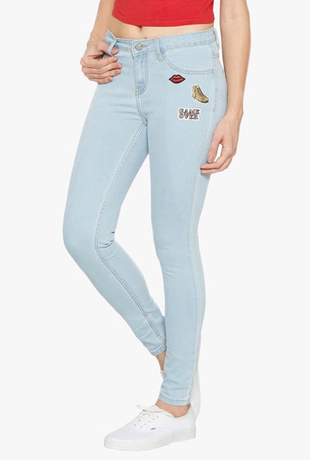 Globus Blue Skinny Fit Raw Denim Jeans Globus Blue Skinny Fit Raw Denim Jeans