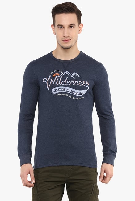 celio* Navy Straight Fit T-Shirt celio* Navy Straight Fit T-Shirt