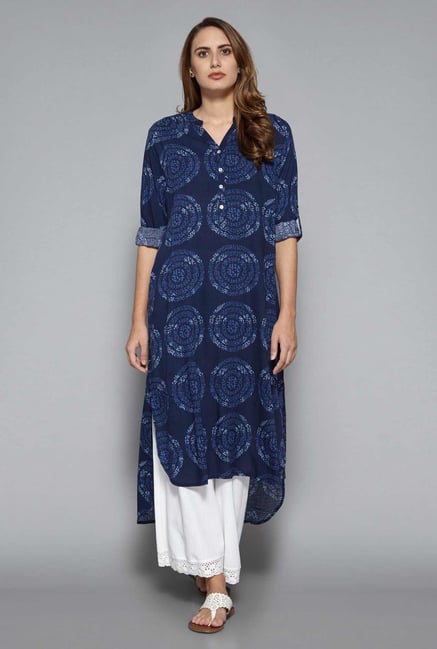 Utsa by Westside Indigo Printed Kurta Utsa by Westside Indigo Printed Kurta