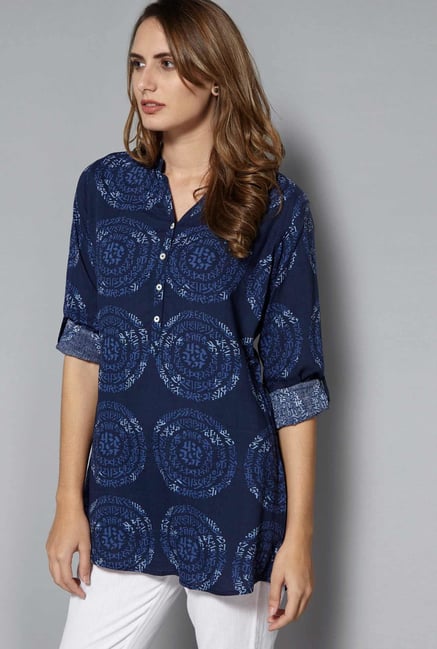 Utsa by Westside Indigo Kurti Utsa by Westside Indigo Kurti