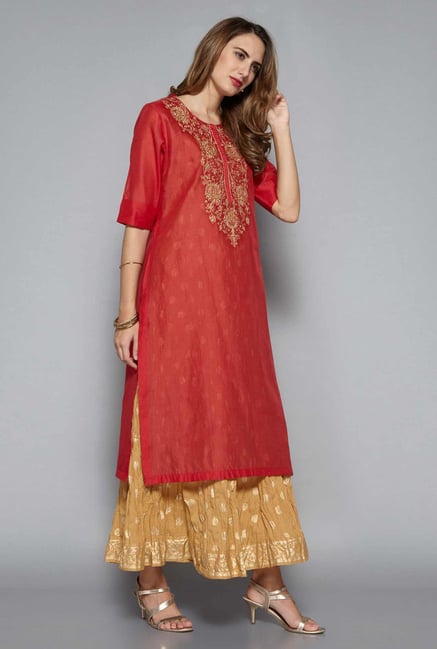 Vark by Westside Red Ethnic Set Vark by Westside Red Ethnic Set