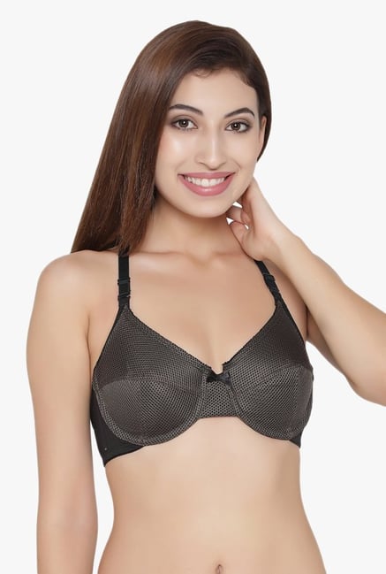 Clovia Olive Under Wired Non Padded Demi Cup Bra Clovia Olive Under Wired Non Padded Demi Cup Bra
