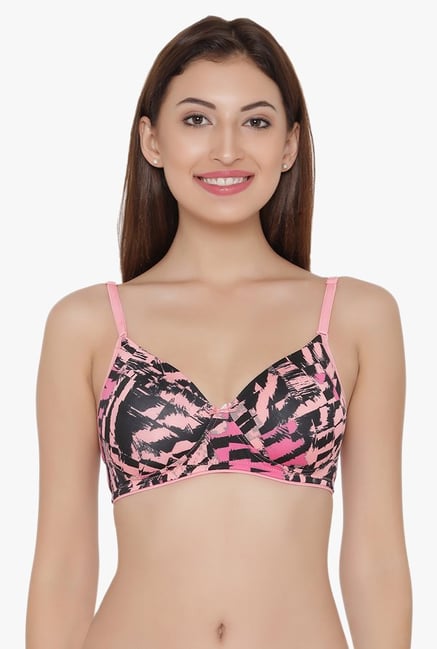Clovia Pink Non Wired Padded Convertible Bra Clovia Pink Non Wired Padded Convertible Bra