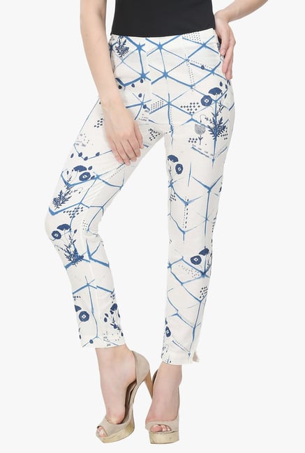 W White Regular Fit Trousers W White Regular Fit Trousers