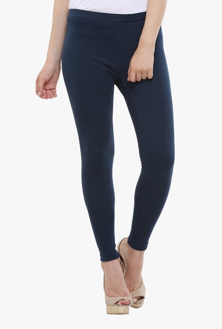 W Navy Regular Fit Leggings W Navy Regular Fit Leggings