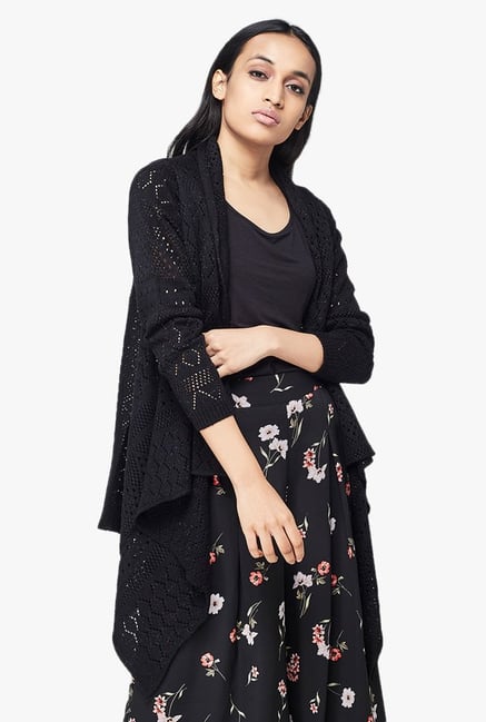 AND Black Crochet Shrug AND Black Crochet Shrug