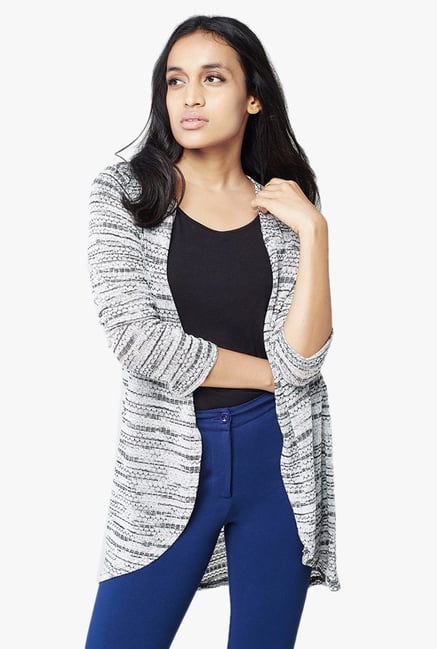 AND Grey Printed Shrug AND Grey Printed Shrug