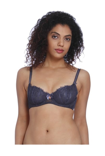 Aria Leya Grey Under Wired Non-Padded Minimizer Bra Aria Leya Grey Under Wired Non-Padded Minimizer Bra