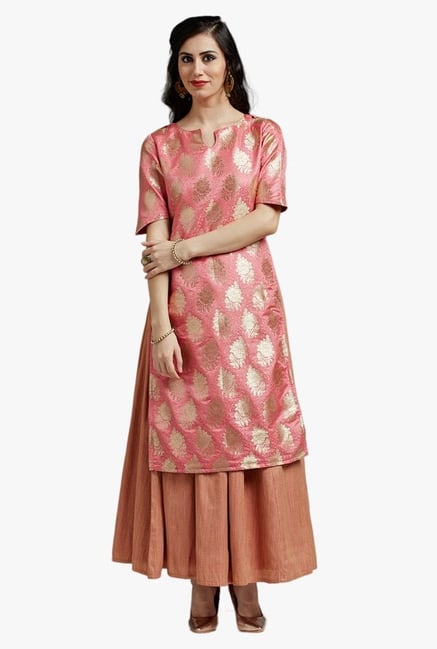 Jaipur Kurti Pink Maxi Skirt Jaipur Kurti Pink Maxi Skirt