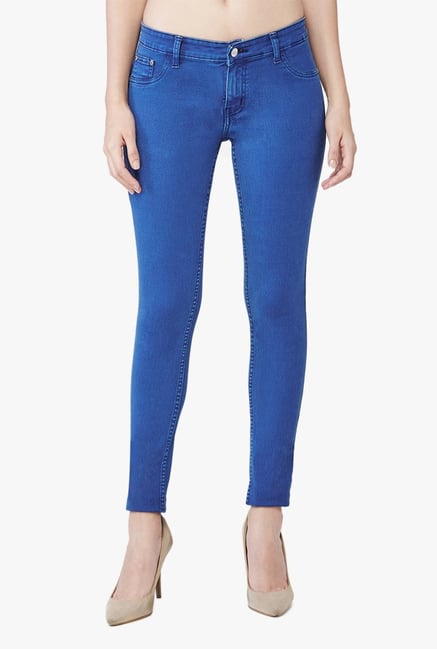 AND Blue Slim Fit Rinse Washed Jeans AND Blue Slim Fit Rinse Washed Jeans