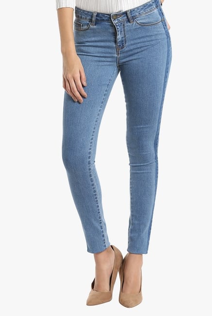 Vero Moda Blue Slim Fit Rinse Washed Jeans Vero Moda Blue Slim Fit Rinse Washed Jeans
